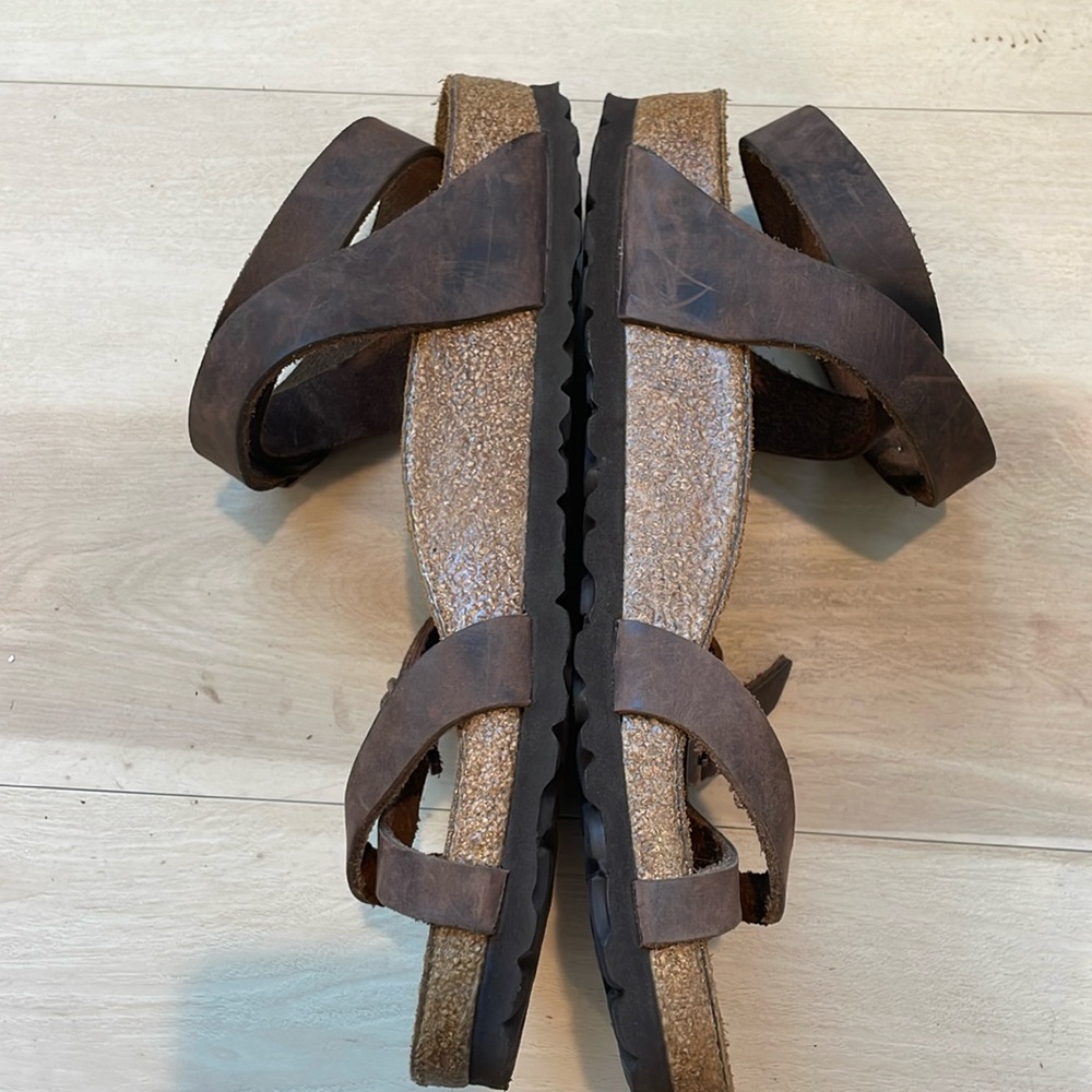 BIRKENSTOCK Yara  habana oiled Leather Sandal - Picture 6 of 10